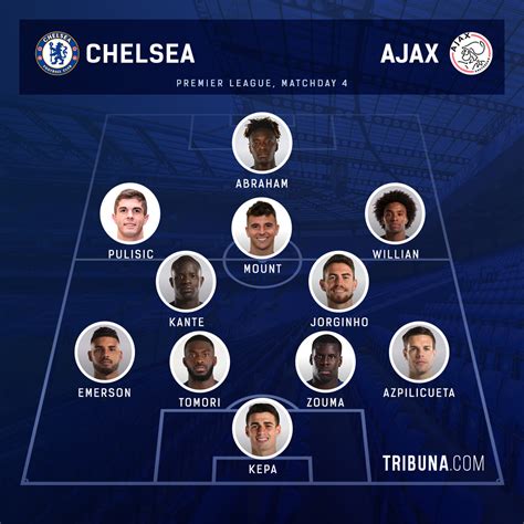 chelsea line up for today